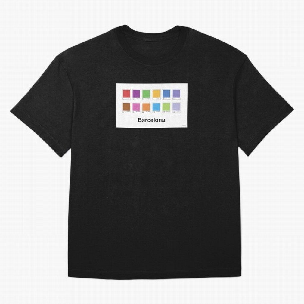 Barcelona Metro Colors Classic T-Shirt Mark FIFA World Cup 2026 USA Canada Mexico for Fans of Messi, Neymar and Mbappe and Brazil, Bringing Supporter Pride, Iconic Celebrations, Legendary Names and Global Match Day Energy; Perfect for Fans,