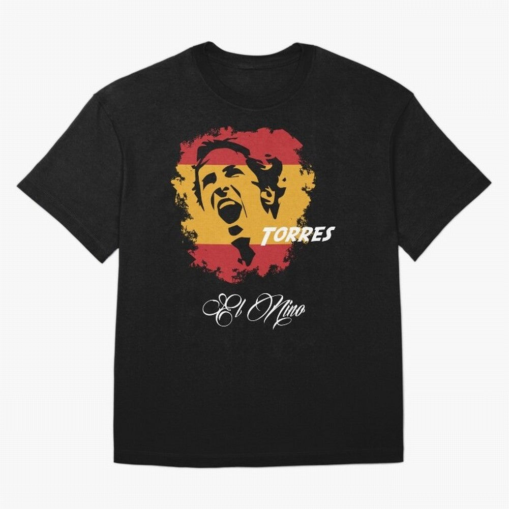 SPAIN FERNANDO TORRES WC 14 FOOTBALL T-SHIRT Essential T-Shirt Celebrate Rivalries and Pride in Match Day Hype around FIFA World Cup 2026 Group Stage, Mbappe and Neymar, Portugal, Spain and Germany, Match Day Excitement, Supporter Culture, Golden