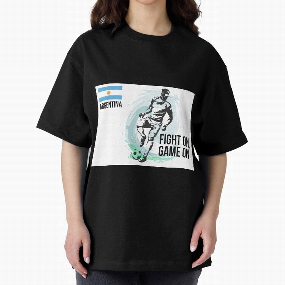 Argentinian Football Player Playing Football - Football Classic T-Shirt Live the Energy of FIFA World Cup 2026 USA Canada Mexico for Fans of CR7 and Messi and Netherlands, Bringing Tournament Hype, Historic Matchups, Family Viewing Parties and