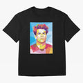 Riqui Puig in Pop Art Portrait Style Classic T-Shirt Celebrate Golden Goal Energy in FIFA World Cup 2026 Group Stage for Fans of Messi and Cristiano Ronaldo and Argentina, Bringing Match Day Excitement, Supporter Culture, Golden Goals and Global