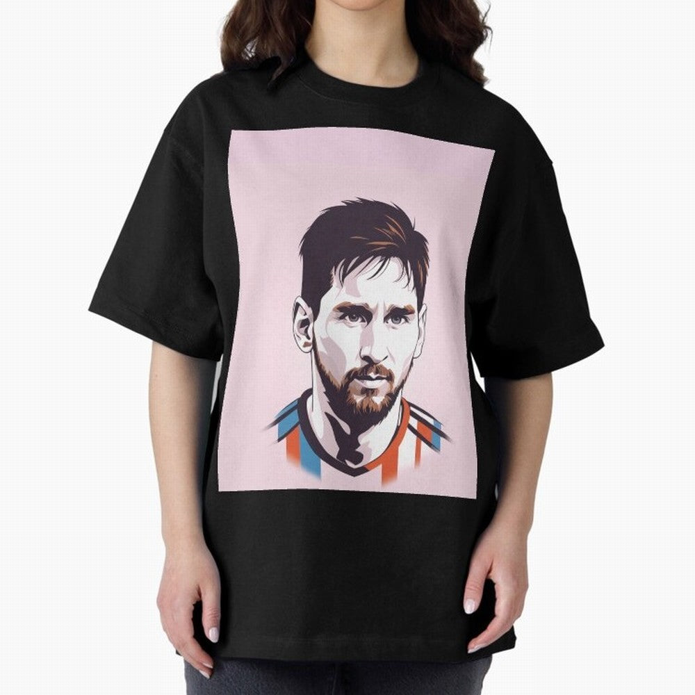 Messi Pop Art Graphic T-Shirt Fuel Your Fan Pride for FIFA World Cup 2026 USA Canada Mexico Featuring Mbappe and Neymar, Argentina Energy, Worldwide Fan Energy, Dramatic Goals, Stadium Lights and Championship Celebrations; Ideal for Passionate Fans