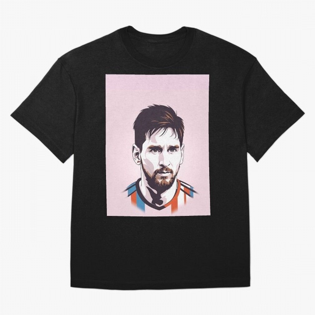 Messi Pop Art Graphic T-Shirt Fuel Your Fan Pride for FIFA World Cup 2026 USA Canada Mexico Featuring Mbappe and Neymar, Argentina Energy, Worldwide Fan Energy, Dramatic Goals, Stadium Lights and Championship Celebrations; Ideal for Passionate Fans