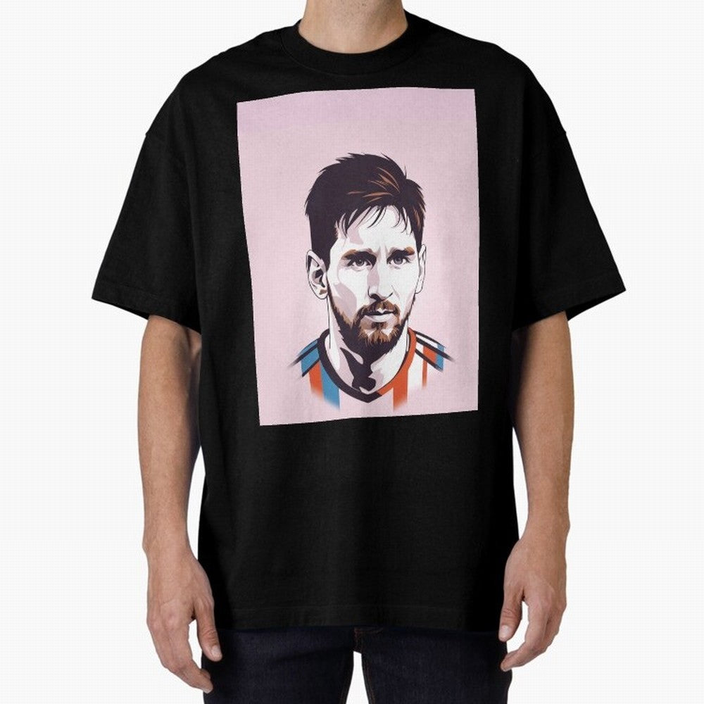 Messi Pop Art Graphic T-Shirt Fuel Your Fan Pride for FIFA World Cup 2026 USA Canada Mexico Featuring Mbappe and Neymar, Argentina Energy, Worldwide Fan Energy, Dramatic Goals, Stadium Lights and Championship Celebrations; Ideal for Passionate Fans