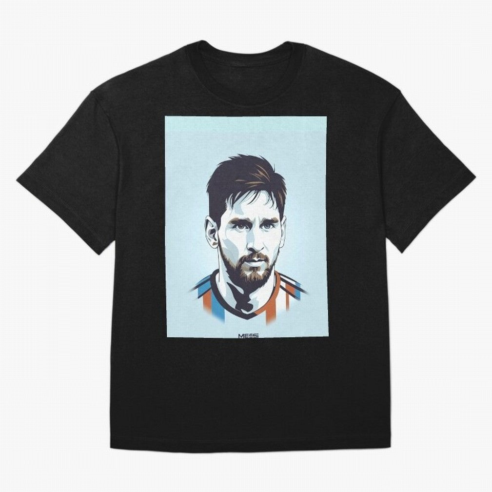 Messi Pop Art Portrait Graphic T-Shirt Enjoy the Biggest Football Party of FIFA World Cup 2026 Group Stage Filled with Messi, Neymar and Mbappe, Netherlands Energy, Goal Celebration Energy, Supporter Heritage, Football Icons and Worldwide