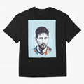 Messi Pop Art Portrait Graphic T-Shirt Enjoy the Biggest Football Party of FIFA World Cup 2026 Group Stage Filled with Messi, Neymar and Mbappe, Netherlands Energy, Goal Celebration Energy, Supporter Heritage, Football Icons and Worldwide