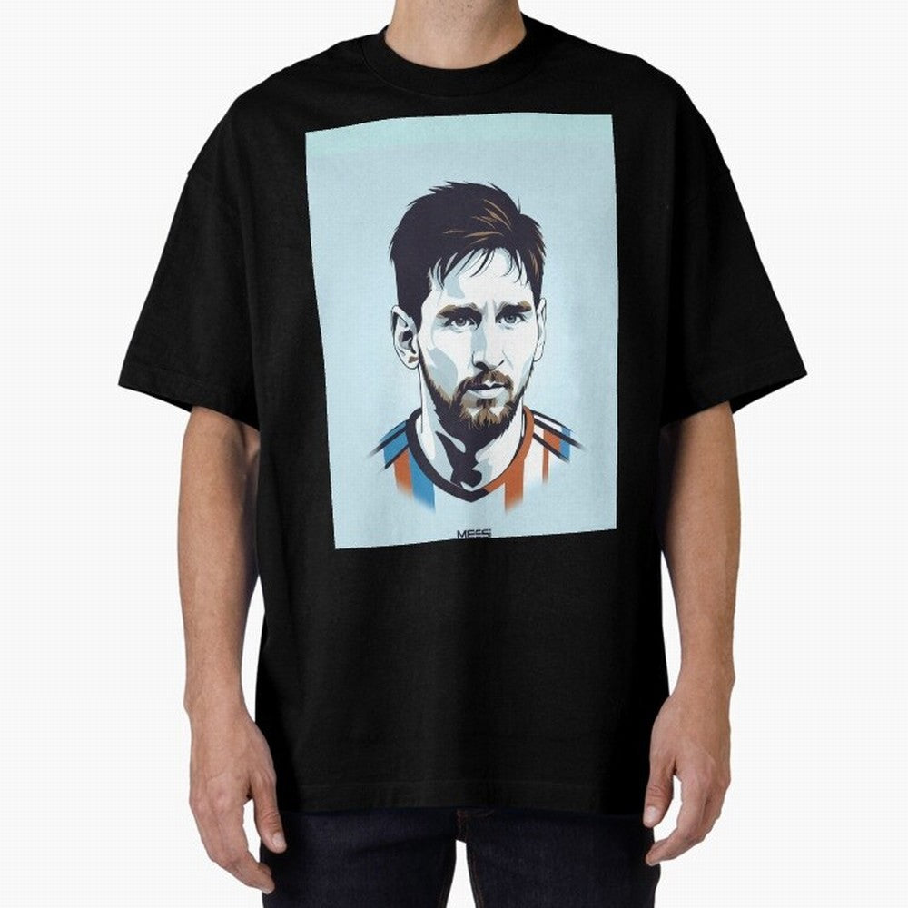 Messi Pop Art Portrait Graphic T-Shirt Enjoy the Biggest Football Party of FIFA World Cup 2026 Group Stage Filled with Messi, Neymar and Mbappe, Netherlands Energy, Goal Celebration Energy, Supporter Heritage, Football Icons and Worldwide