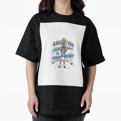 Argentina Retro Champion - Classic 10 Legend Sun of May Graphic T-Shirt Relive Legendary Nights from the FIFA World Cup 2026 Group Stage Journey through Cristiano Ronaldo Highlights, France and Portugal Pride, Tournament Hype, Historic Matchups,