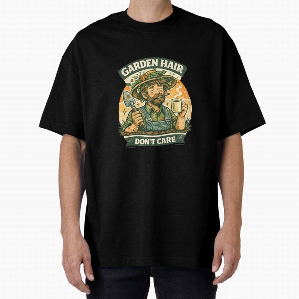 Garden Hair Don't Care - Funny Retro Gardener for Men Classic T-Shirt Make Every Match About FIFA World Cup 2026 Group Stage for Fans of Neymar, Haaland and Cristiano Ronaldo and Argentina, Bringing Classic Soccer Heritage, Championship Pressure,