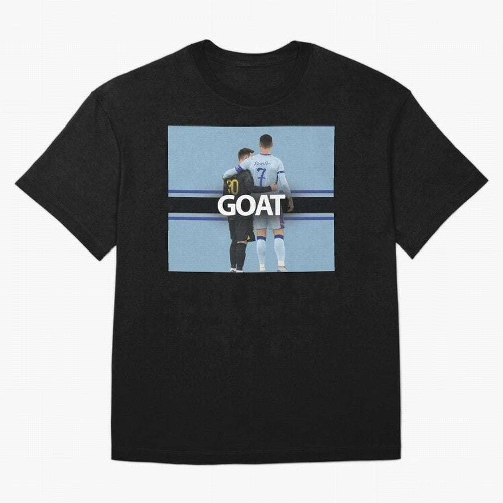 The Two Goats Messi & Ronaldo Premium T-Shirt Discover FIFA World Cup 2026 for Fans of Messi, Neymar and Mbappe and Germany, Bringing Football Passion, Legendary Performances, Festival Vibes and Supporter Community; Perfect for People Who Love