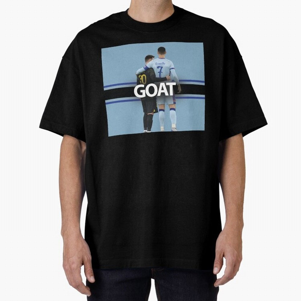 The Two Goats Messi & Ronaldo Premium T-Shirt Discover FIFA World Cup 2026 for Fans of Messi, Neymar and Mbappe and Germany, Bringing Football Passion, Legendary Performances, Festival Vibes and Supporter Community; Perfect for People Who Love