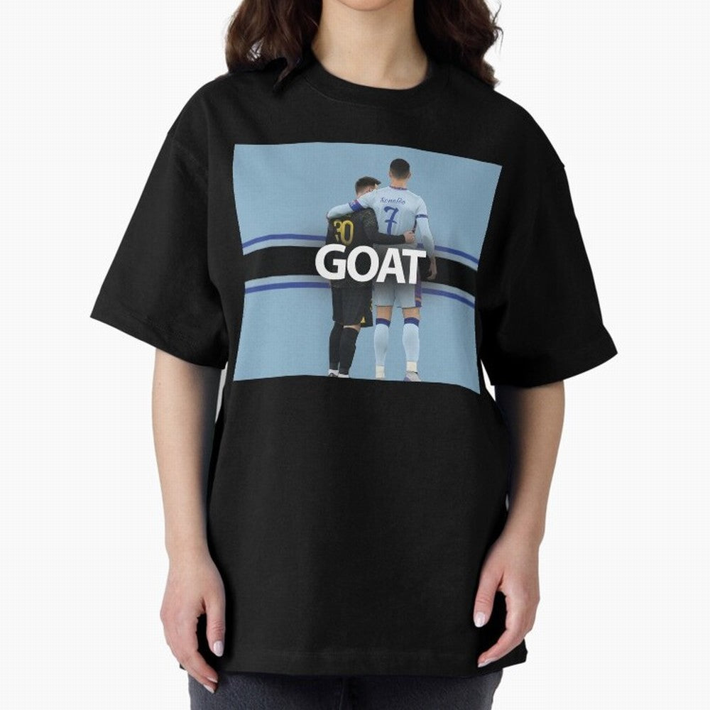 The Two Goats Messi & Ronaldo Premium T-Shirt Discover FIFA World Cup 2026 for Fans of Messi, Neymar and Mbappe and Germany, Bringing Football Passion, Legendary Performances, Festival Vibes and Supporter Community; Perfect for People Who Love