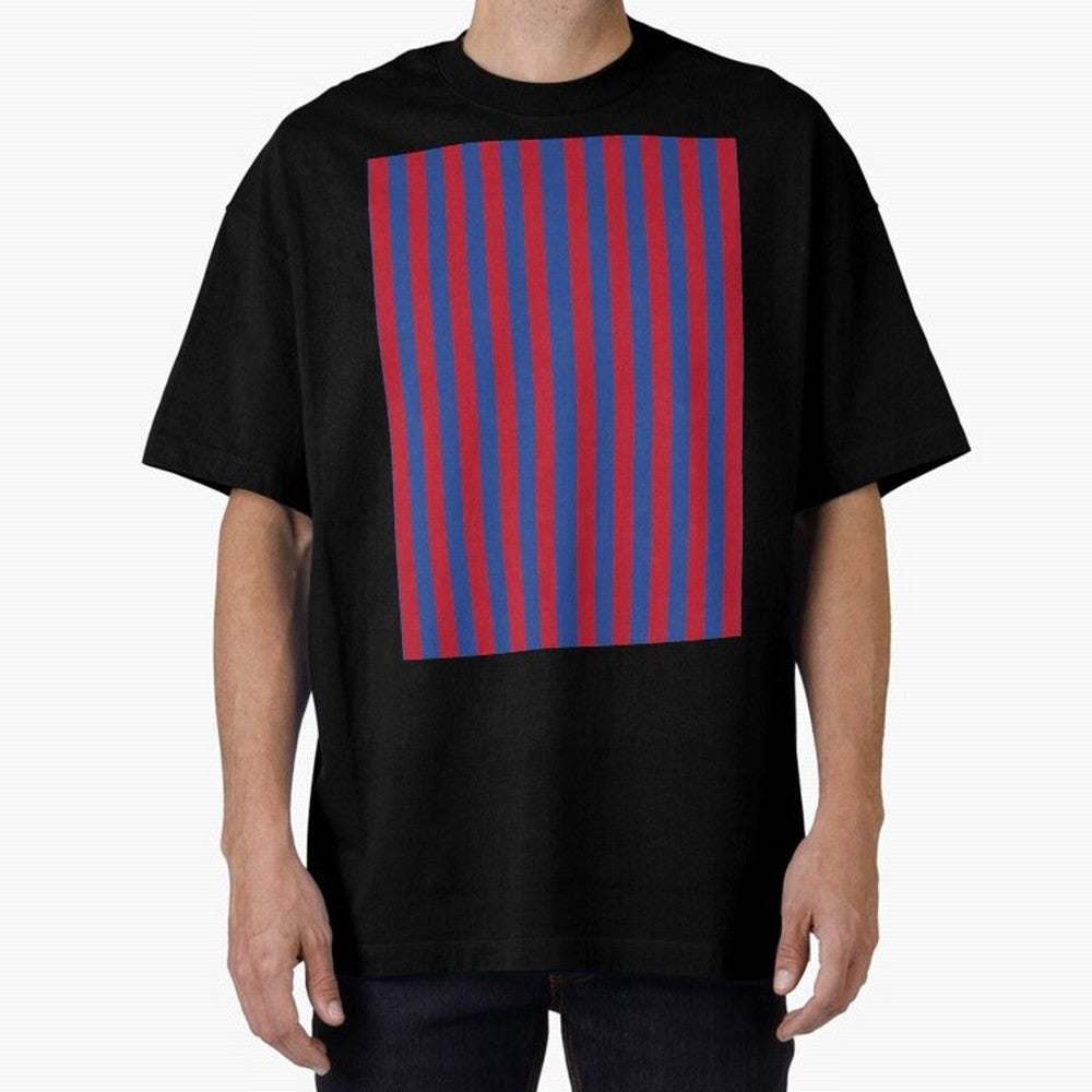 Red and blue stripes sports pattern Graphic T-Shirt Feel the Trophy Chase of FIFA World Cup 2026 Spirit, Built around Portugal, Haaland, Global Supporter Spirit, Legendary Goals, National Colors and Tournament Celebration; Ideal for Fans Who Follow