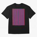 Red and blue stripes sports pattern Graphic T-Shirt Feel the Trophy Chase of FIFA World Cup 2026 Spirit, Built around Portugal, Haaland, Global Supporter Spirit, Legendary Goals, National Colors and Tournament Celebration; Ideal for Fans Who Follow