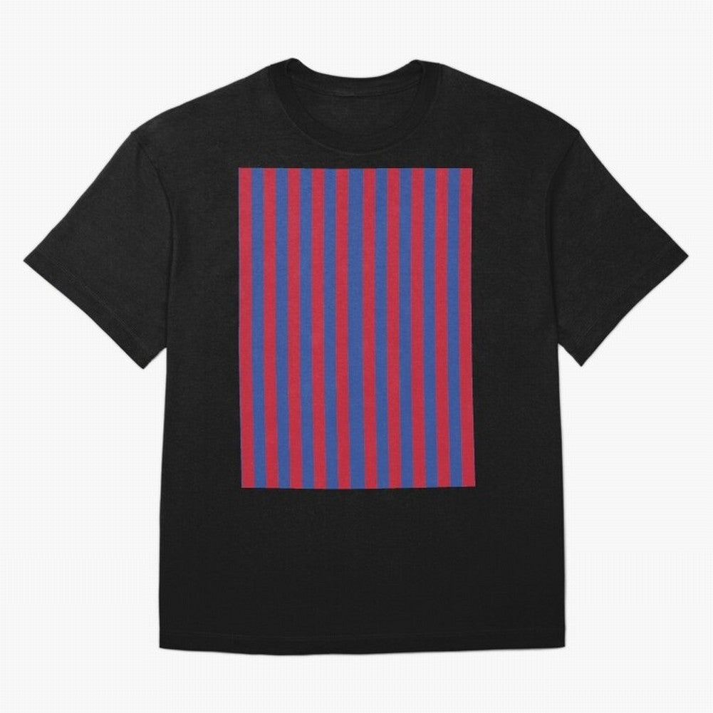 Red and blue stripes sports pattern Graphic T-Shirt Feel the Trophy Chase of FIFA World Cup 2026 Spirit, Built around Portugal, Haaland, Global Supporter Spirit, Legendary Goals, National Colors and Tournament Celebration; Ideal for Fans Who Follow