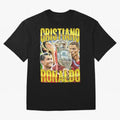 Cristiano Ronaldo CR7 SIUUU El Bicho Vintage Retro Design Premium T-Shirt Celebrate the Road through Global Football Passion for FIFA World Cup 2026 Group Stage, Inspired by Messi and Cristiano Ronaldo, Brazil, Portugal and Argentina, Vintage