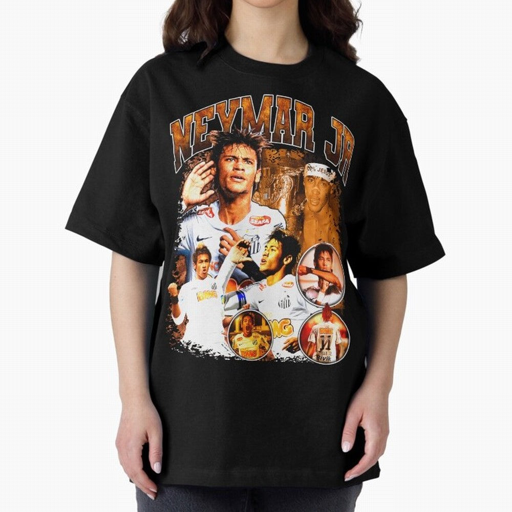 Neymar Jr Santos Vintage Retro Design Essential T-Shirt Show Passion for the Stars of Global Football Passion for FIFA World Cup 2026, Centered on Cristiano Ronaldo, Haaland and CR7, Brazil, Portugal and Argentina, Championship Spirit, Famous