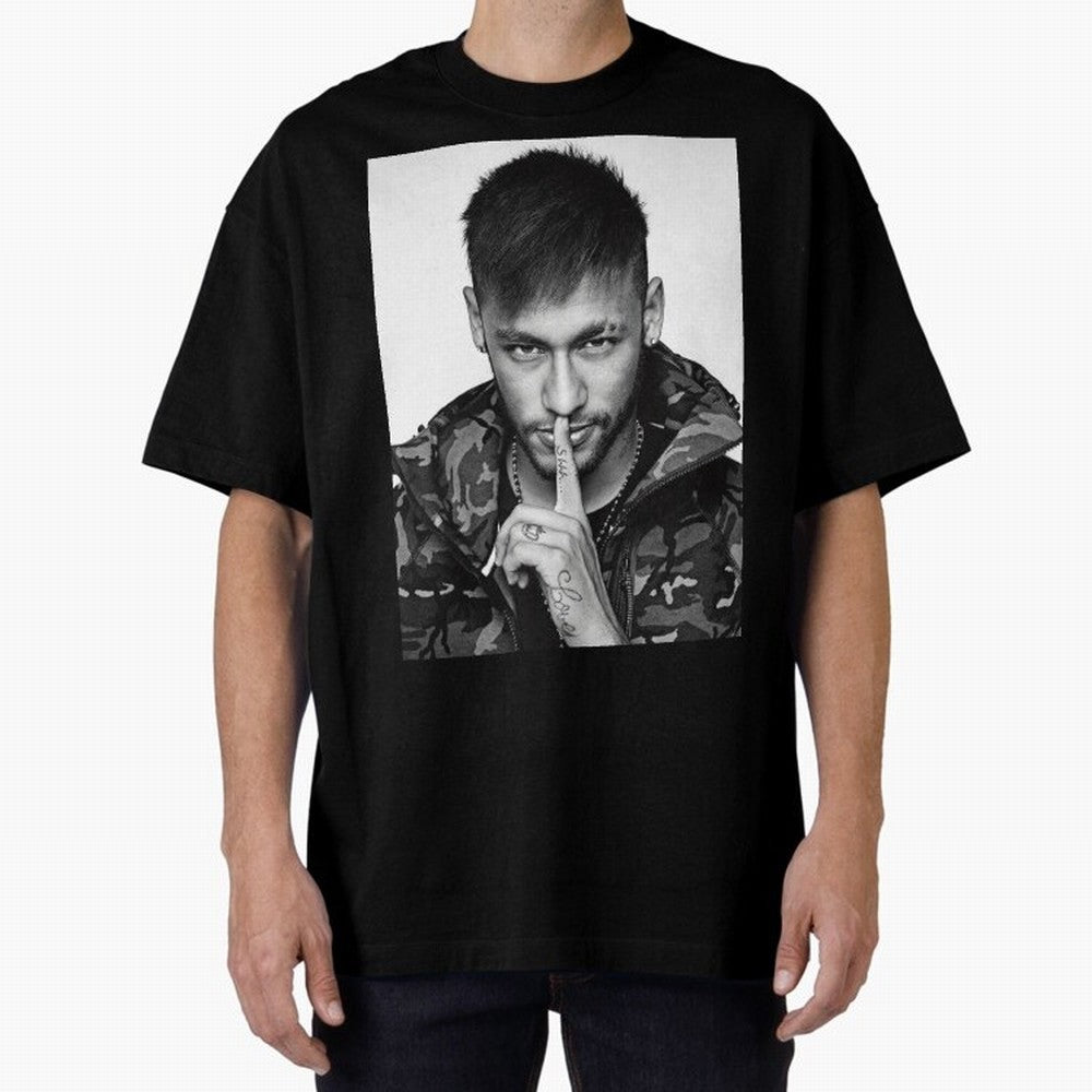Neymar Art Oversized T-Shirt Represent the Passion of FIFA World Cup 2026 Group Stage Built around Neymar, Brazil Energy, Stadium Memories, Football Loyalty, International Chants and Championship Tradition; Ideal for Fans Who Follow Messi,