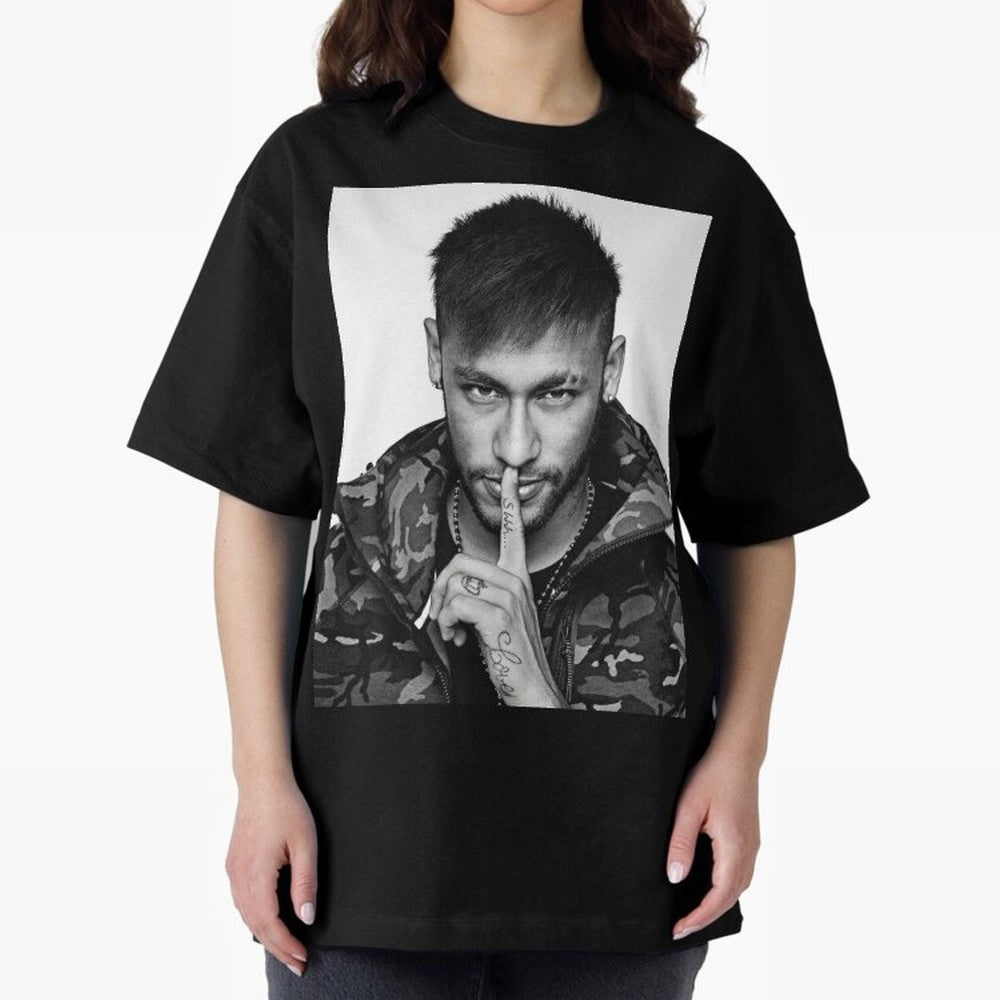 Neymar Art Oversized T-Shirt Represent the Passion of FIFA World Cup 2026 Group Stage Built around Neymar, Brazil Energy, Stadium Memories, Football Loyalty, International Chants and Championship Tradition; Ideal for Fans Who Follow Messi,