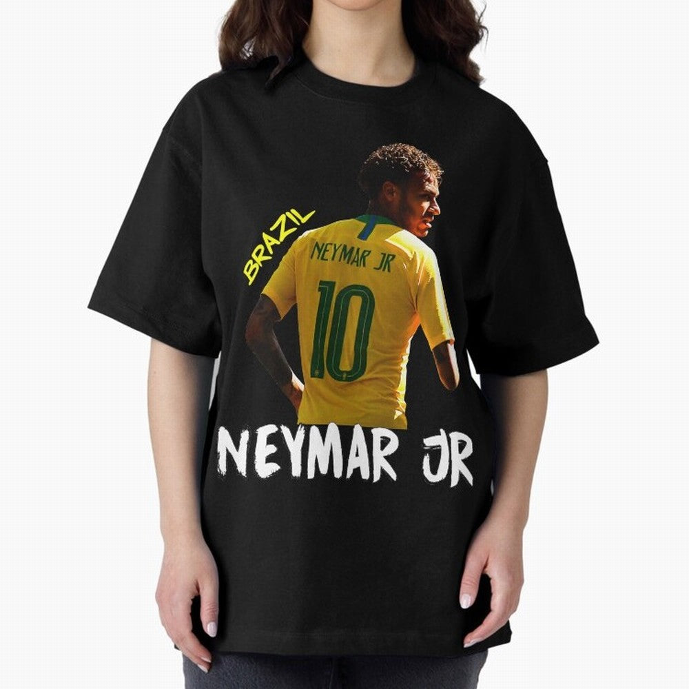 Brazil Neymar Selecao Essential T-Shirt Join the Countdown to FIFA World Cup 2026 Group Stage Spirit, with Brazil, Messi, Neymar and Mbappe, Retro Football Energy, Iconic Rivalries, Trophy Chase Drama and Stadium Atmosphere; Built for Supporters