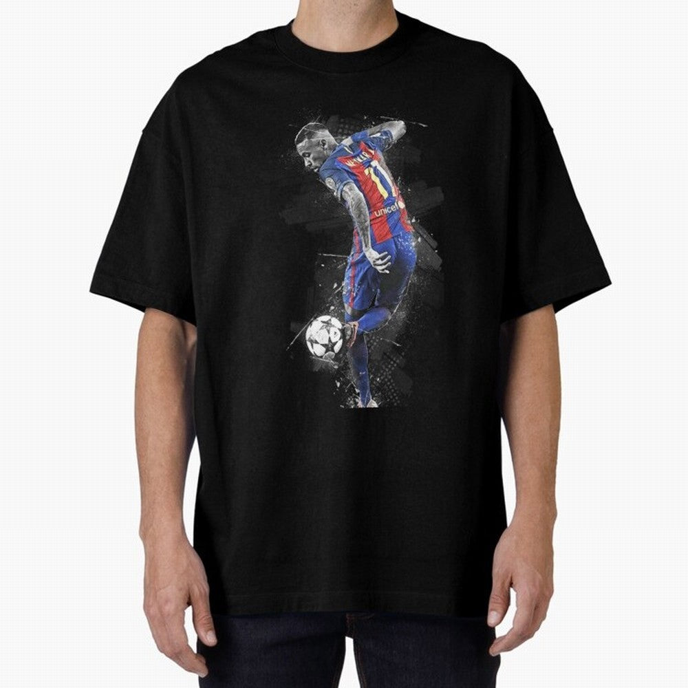 Neymar Neymar Jr Oversized T-Shirt Fuel Your Fan Pride for FIFA World Cup 2026 Group Stage for Fans of Neymar, Haaland and Cristiano Ronaldo and Argentina, France and Brazil, Bringing Match Day Excitement, Supporter Culture, Golden Goals and Global