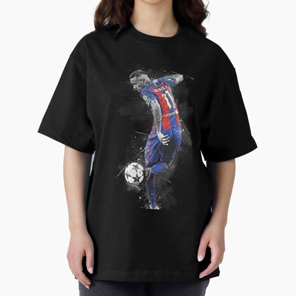 Neymar Neymar Jr Oversized T-Shirt Fuel Your Fan Pride for FIFA World Cup 2026 Group Stage for Fans of Neymar, Haaland and Cristiano Ronaldo and Argentina, France and Brazil, Bringing Match Day Excitement, Supporter Culture, Golden Goals and Global