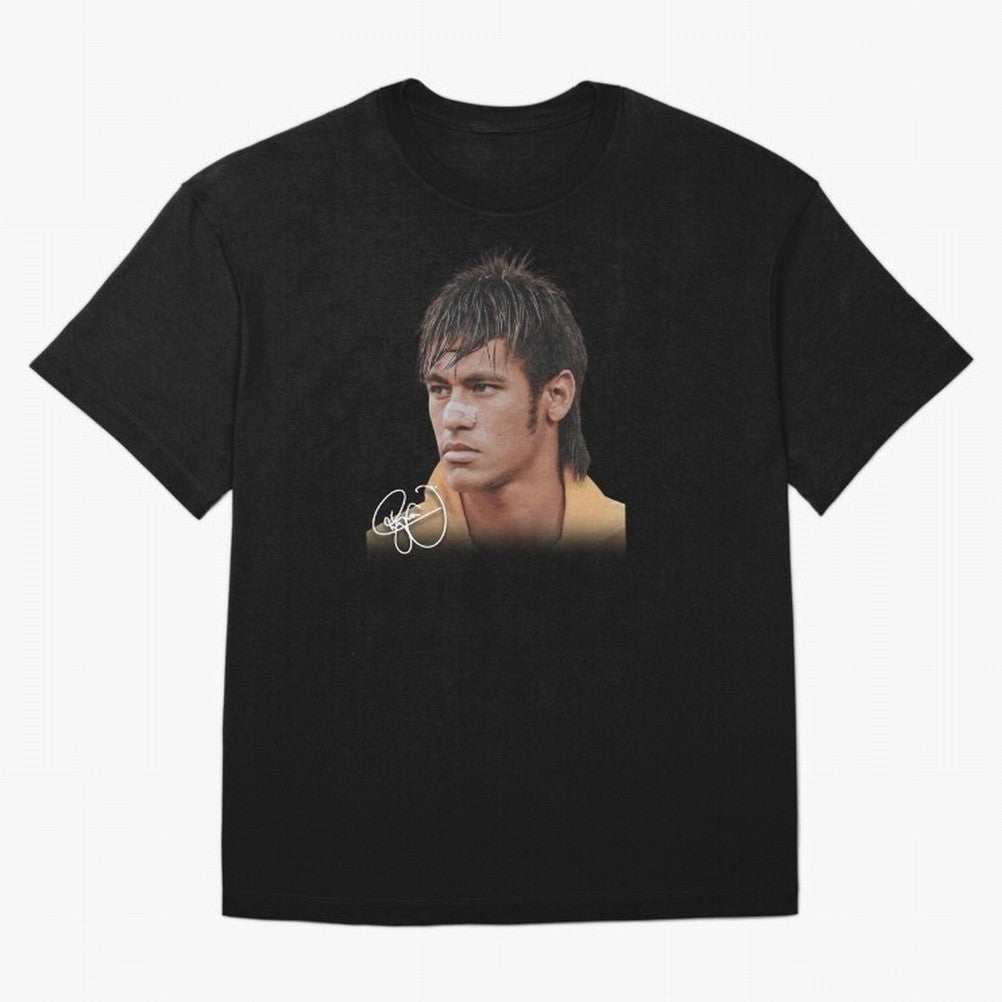 Neymar Jr T-Shirt Big Face Young Neymar Classic T-Shirt Join the Global Buzz around FIFA World Cup 2026 Group Stage Spirit, Filled with France, Messi and Cristiano Ronaldo, Sports Nostalgia, International Competition, Famous Players and
