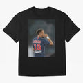 Neymar Watercolor Art Oversized T-Shirt Celebrate Soccer Greatness during FIFA World Cup 2026 Celebrating Haaland and Mbappe, Brazil Energy, Vintage Soccer Flavor, Modern Football Stars, National Flags and Final Night Emotion; Ideal for Fans Who