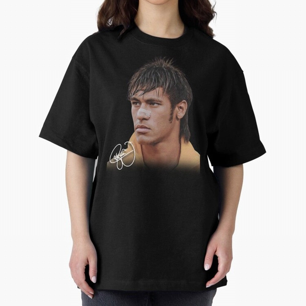 Young Neymar Jr T-Shirt | Big Face Young Neymar Classic T-Shirt Stand with Global Football Passion for FIFA World Cup 2026 USA Canada Mexico, Centered on Haaland, England and Germany, Classic Soccer Heritage, Championship Pressure, Fan Loyalty and
