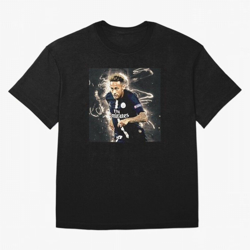 Neymar Run Oversized T-Shirt Refresh FIFA World Cup 2026 Driven by Messi, Neymar and Mbappe, Germany Energy, Sports Nostalgia, International Competition, Famous Players and Unforgettable Victories; Created for Match Day Parties, Soccer Gifts, Fan