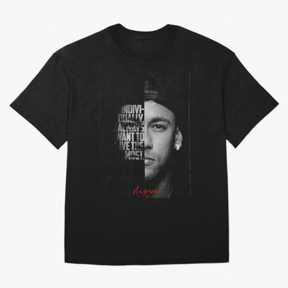 Black and white Neymar Jr quote. Classic T-Shirt Keep Football History Alive during FIFA World Cup 2026 for Fans of Mbappe and Argentina, Bringing Match Day Excitement, Supporter Culture, Golden Goals and Global Football Passion; Made for