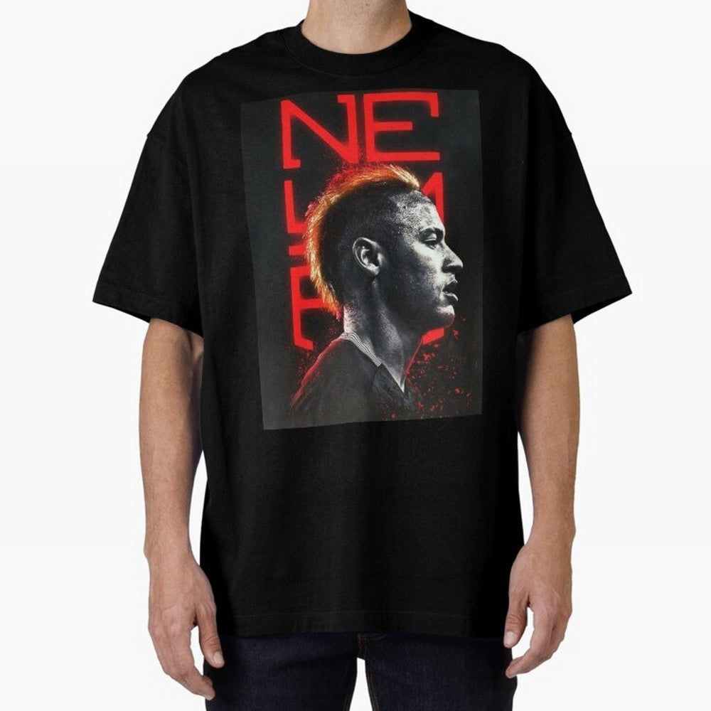 Black Wallpaper Neymar Classic T-Shirt Represent Global Football Passion for FIFA World Cup 2026 USA Canada Mexico, Filled with Messi and Cristiano Ronaldo, England and Germany, Goal Celebration Energy, Supporter Heritage, Football Icons and