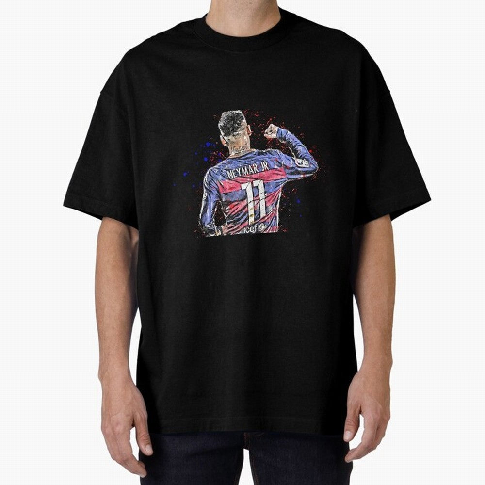 Neymar Oversized T-Shirt Upgrade Global Football Passion for FIFA World Cup 2026, Made for Haaland, Spain, Classic Soccer Heritage, Championship Pressure, Fan Loyalty and International Pride; Made for Collectors Who Enjoy Iconic Players, Country