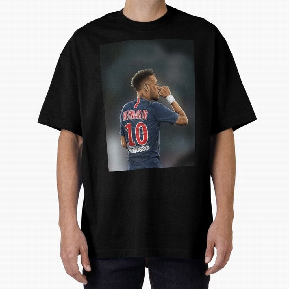 Neymar Junior | Perfect Gift #i13 Oversized T-Shirt Share the Excitement of FIFA World Cup 2026 Group Stage for Fans of Haaland and Mbappe and England and Germany, Bringing Championship Spirit, Famous Goals, Roaring Crowds and International