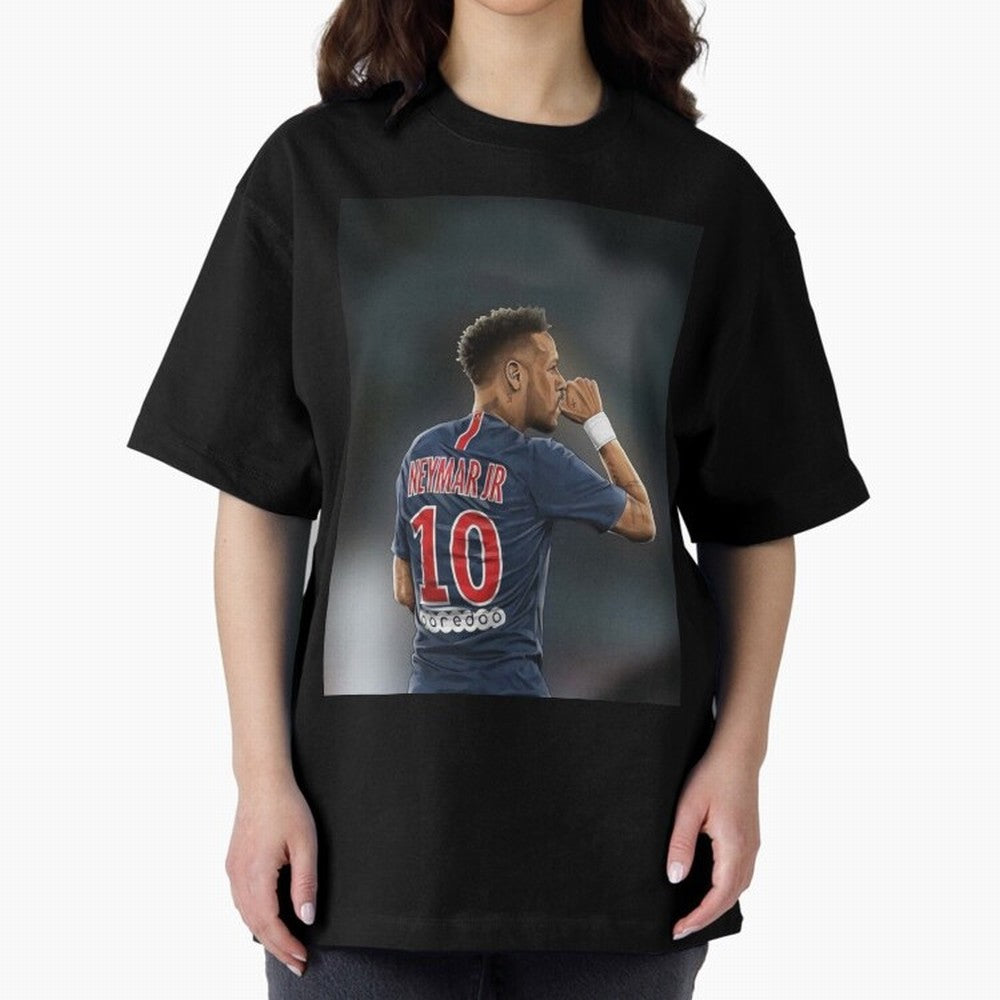 Neymar Junior | Perfect Gift #i13 Oversized T-Shirt Share the Excitement of FIFA World Cup 2026 Group Stage for Fans of Haaland and Mbappe and England and Germany, Bringing Championship Spirit, Famous Goals, Roaring Crowds and International