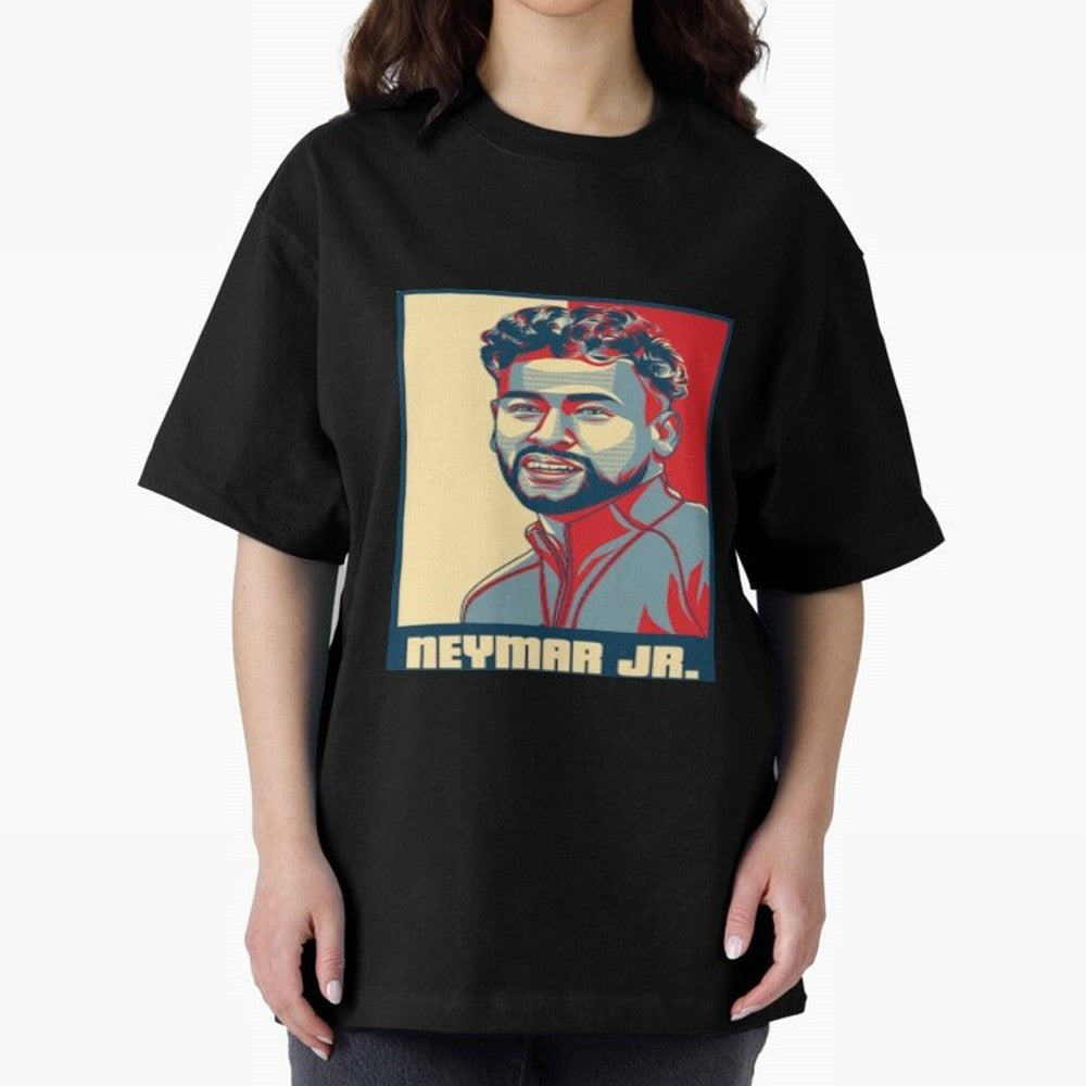 neymar jr al nassr Oversized T-Shirt Bring Trophy Dreams to the FIFA World Cup 2026 USA Canada Mexico Journey through Mbappe Highlights, England Pride, Soccer Culture, Superstar Moments, National Team Dreams and Competitive Fire; Great for Watch