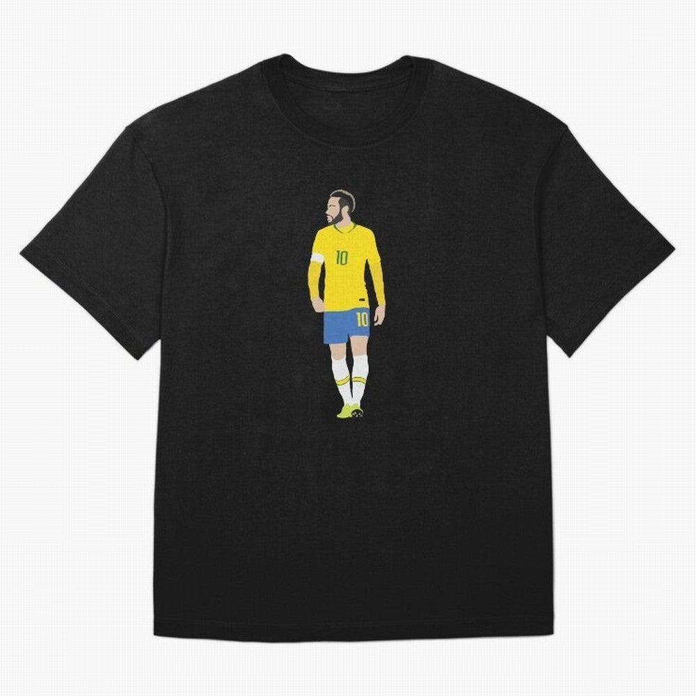 neymar brazil Oversized T-Shirt Relive the Noise and Pride of FIFA World Cup 2026 Inspired by Haaland, Portugal, Spain and Germany Energy, Game Day Rituals, Football Legends, Country Pride and the Road to the Final; Perfect for People Who Love