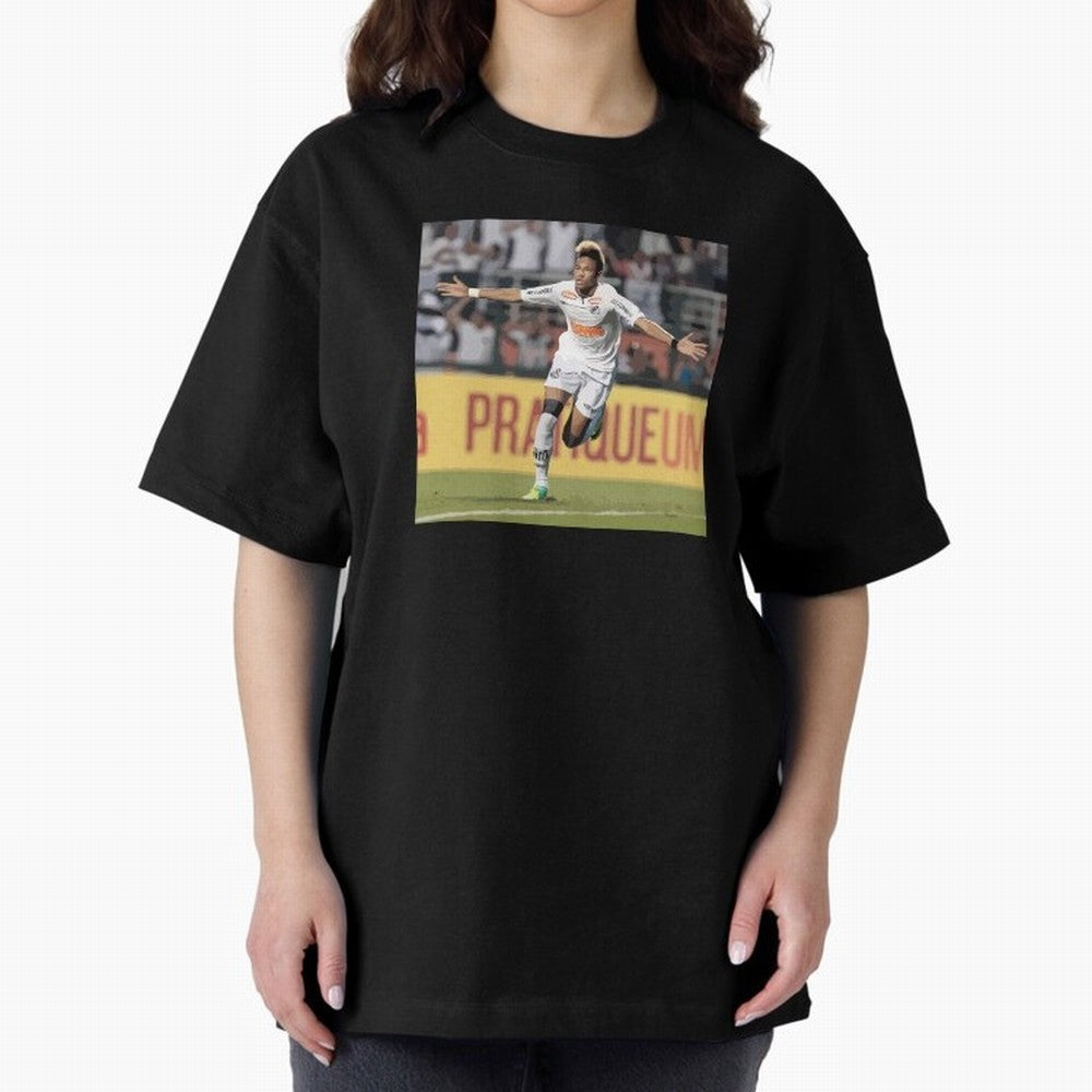 Neymar of Santos celebrating Classic T-Shirt Bring Match Day Fire to the FIFA World Cup 2026 Group Stage Journey through Messi, CR7 and Mbappe Highlights, Spain Pride, Stadium Chants, National Pride, Trophy Dreams and Unforgettable Football