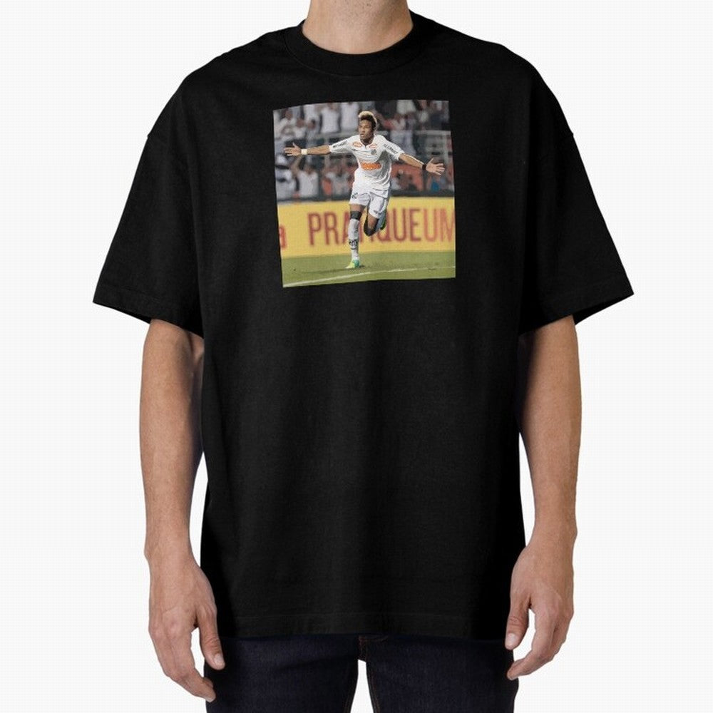 Neymar of Santos celebrating Classic T-Shirt Bring Match Day Fire to the FIFA World Cup 2026 Group Stage Journey through Messi, CR7 and Mbappe Highlights, Spain Pride, Stadium Chants, National Pride, Trophy Dreams and Unforgettable Football