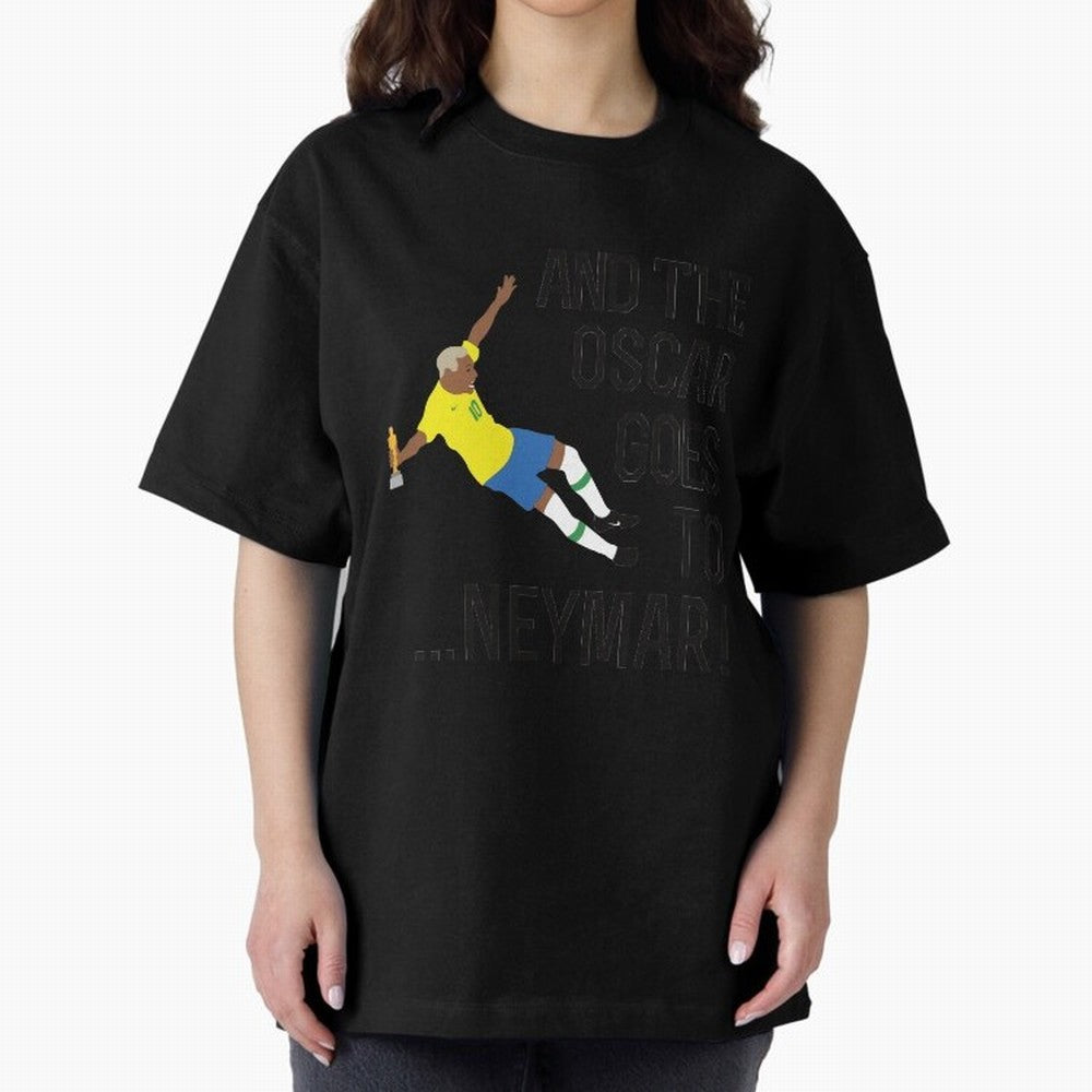 Neymar Diving Oversized T-Shirt Live the Energy of the FIFA World Cup 2026 USA Canada Mexico Journey through Messi, CR7 and Mbappe Highlights, Spain and Netherlands Pride, Classic Soccer Heritage, Championship Pressure, Fan Loyalty and