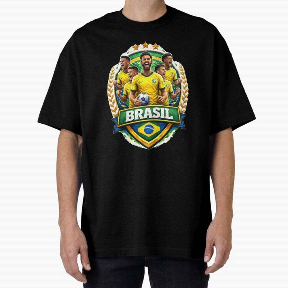 Brazil Football National Team Pride- Brazil Soccer Graphics Classic T-Shirt Build Match Day Hype around FIFA World Cup 2026 USA Canada Mexico, Mbappe and Neymar, Brazil, Global Supporter Spirit, Legendary Goals, National Colors and Tournament