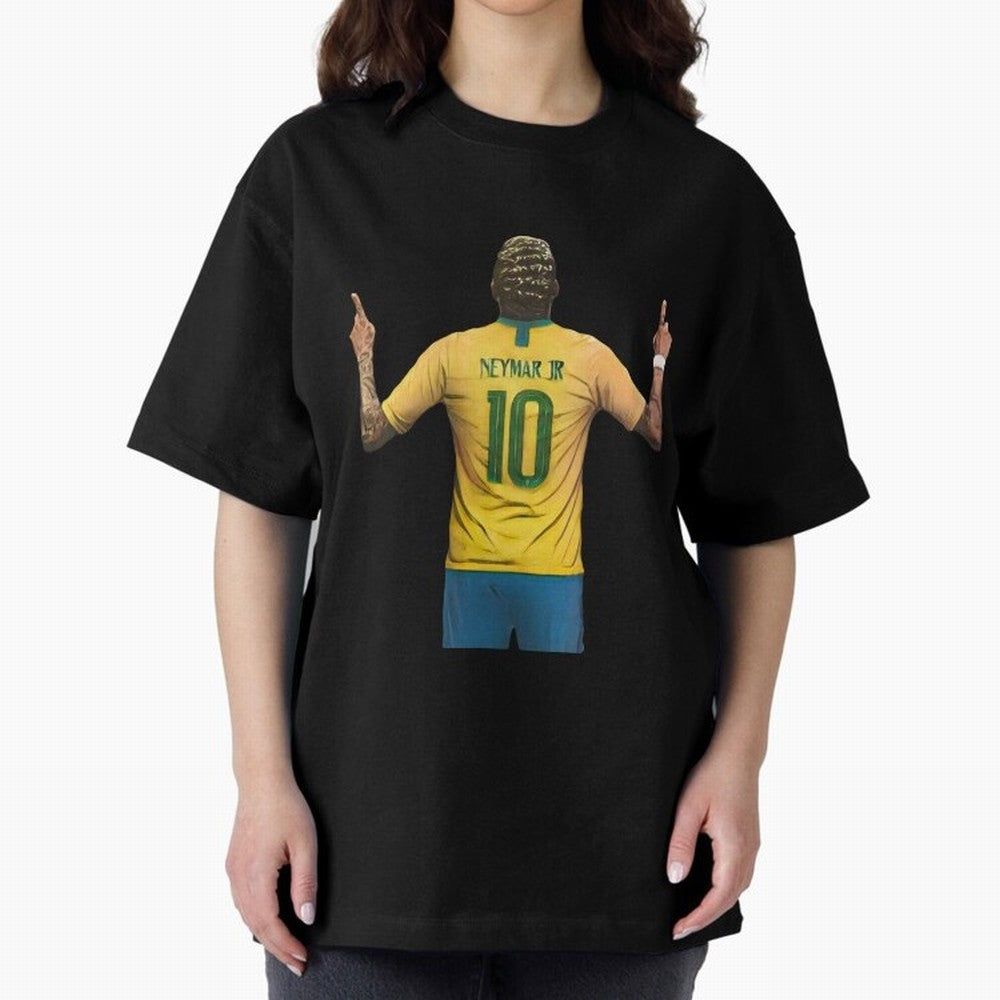 neymar jr Oversized T-Shirt Celebrate the Stars of Global Football Passion for FIFA World Cup 2026, Filled with CR7 and Messi, England, France and Netherlands, Supporter Pride, Iconic Celebrations, Legendary Names and Global Match Day Energy; Great