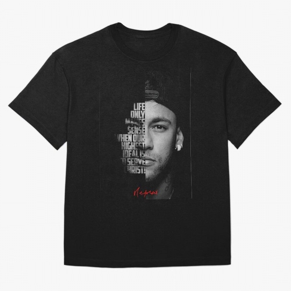 Black and white Neymar Jr quote. Classic T-Shirt Join FIFA World Cup 2026 Group Stage Highlighting Messi, Portugal, Spain and Germany Energy, Fan Favorite Moments, National Team Passion, Big Match Drama and Soccer History; Perfect for Supporters