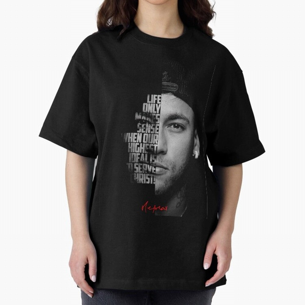 Black and white Neymar Jr quote. Classic T-Shirt Join FIFA World Cup 2026 Group Stage Highlighting Messi, Portugal, Spain and Germany Energy, Fan Favorite Moments, National Team Passion, Big Match Drama and Soccer History; Perfect for Supporters