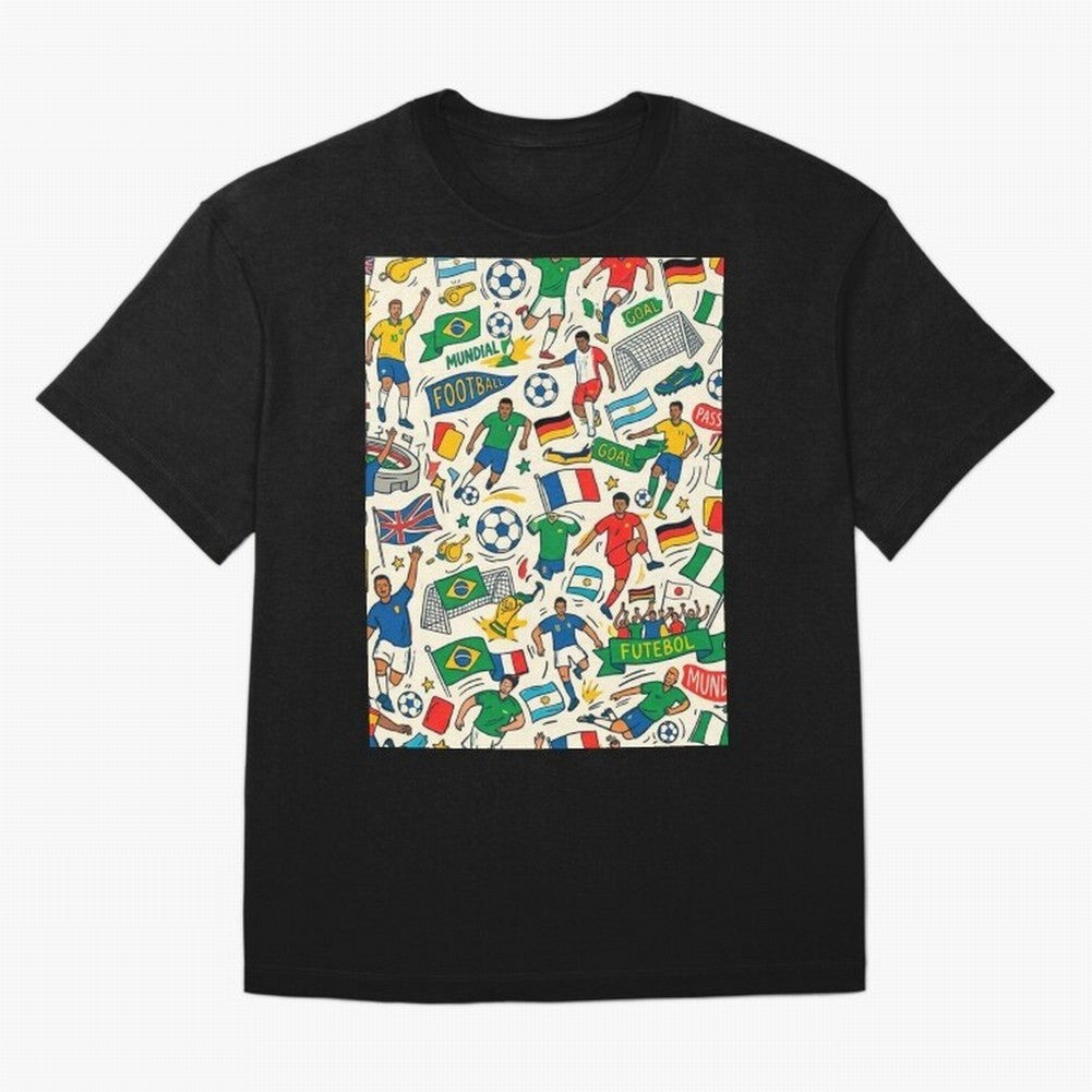 World Cup 2026: Global Football Fever Oversized T-Shirt Celebrate Golden Goal Energy in Global Football Passion for FIFA World Cup 2026 Group Stage, Made for Messi, England, Stadium Chants, National Pride, Trophy Dreams and Unforgettable Football