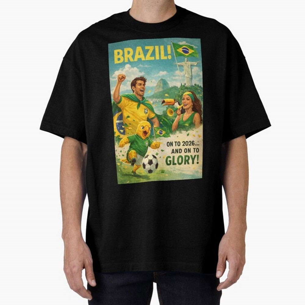 Brazil Rio de Janeiro Christ the Redeemer Sugarloaf Mountain FIFA World Cup 2026 Football Celebration Classic T-Shirt Bring a Champion Mindset to FIFA World Cup 2026 Group Stage for Fans of Mbappe and Neymar and Netherlands, Bringing Champion