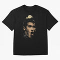 Young Neymar Illustration Oversized T-Shirt Bring Trophy Dreams to Match Day Hype around FIFA World Cup 2026, Haaland, Argentina, Supporter Pride, Iconic Celebrations, Legendary Names and Global Match Day Energy; Great for Supporters Who Love