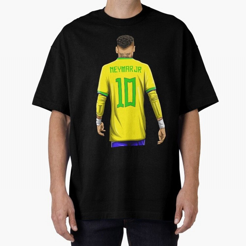 Neymar Jr. Classic T-Shirt Turn Up for FIFA World Cup 2026 Spirit, Inspired by Brazil, Portugal and Argentina, Messi, CR7 and Mbappe, Football History, Final Match Energy, Crowd Noise and Once in a Lifetime Moments; Ideal for Football Dads,