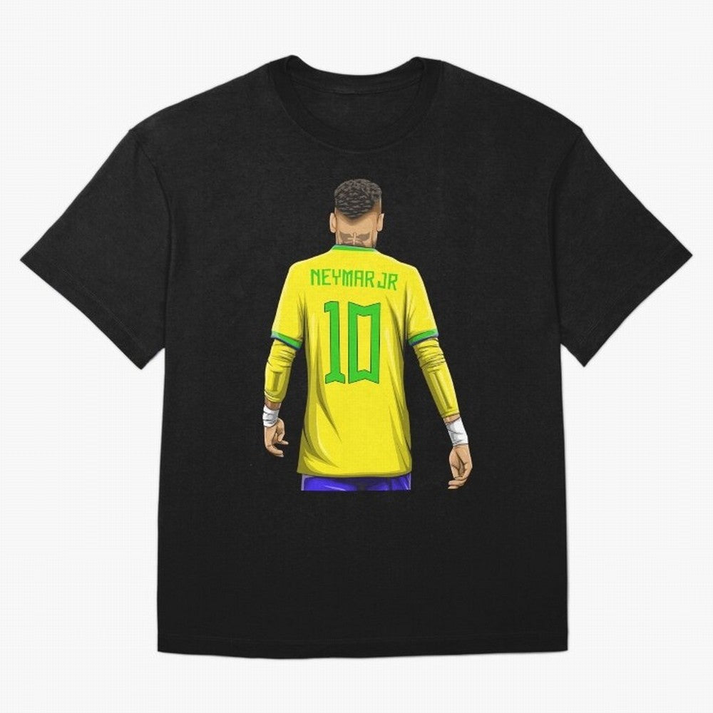 Neymar Jr. Classic T-Shirt Turn Up for FIFA World Cup 2026 Spirit, Inspired by Brazil, Portugal and Argentina, Messi, CR7 and Mbappe, Football History, Final Match Energy, Crowd Noise and Once in a Lifetime Moments; Ideal for Football Dads,