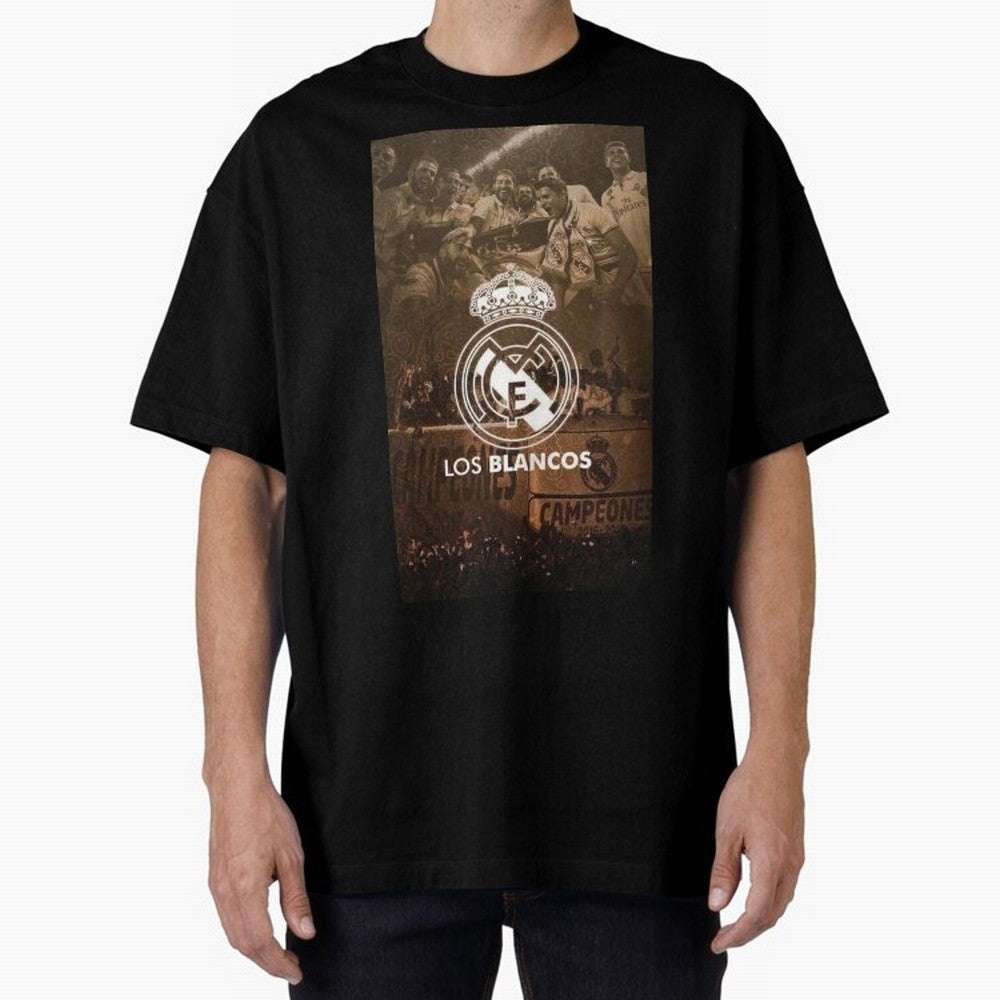 King Madrid Oversized T-Shirt Enjoy the Biggest Football Party of FIFA World Cup 2026 Group Stage Filled with Messi, England Energy, Global Supporter Spirit, Legendary Goals, National Colors and Tournament Celebration; Great for Watch Parties,