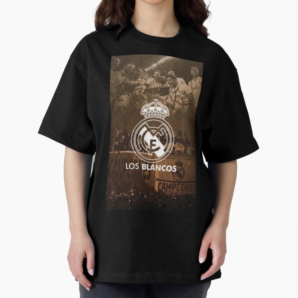 King Madrid Oversized T-Shirt Enjoy the Biggest Football Party of FIFA World Cup 2026 Group Stage Filled with Messi, England Energy, Global Supporter Spirit, Legendary Goals, National Colors and Tournament Celebration; Great for Watch Parties,